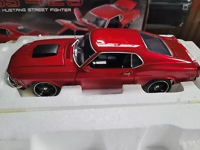 GMP/ACME 1/18 Scale 1970 MUSTANG BOSS 429 CANDY APPLE RED STREETFIGHTER 1 Of 700 • $169