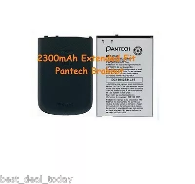 OEM Pantech Extended Life Battery And Door For Breakout ADR8995 2300mah Verizon • $40.09