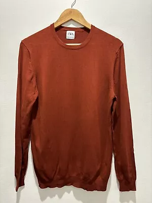 Zara Men’s Knit Sweater - Dark Red A Size M  • $20