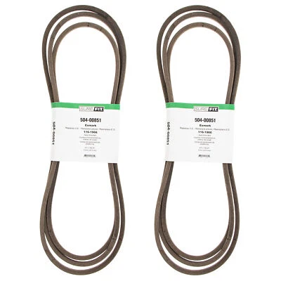 $14.95 • Buy SureFit Deck Drive Belt 116-1966 109-4994 Exmark Next Lazer Z AS 52  Cut 2PK