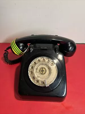 Vintage Black Dial Telephone 70s • £4.99