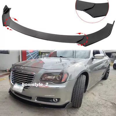 Carbon Fiber Front Bumper Lip Spoiler Splitter For Chrysler 300 300C 2004-2012 • $81.99