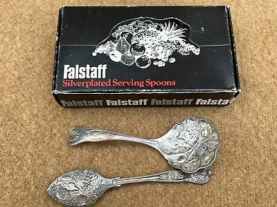 Vintage Boxed Silver Plate Falstaff Jam Serving Spoon Ladles  • £24.99