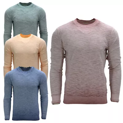 Tom Tailor Mens Jumper Long Sleeve Round Neck Cotton Classic Casual Sweater Top • £10.99