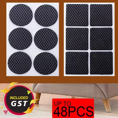 $3.97 • Buy UP 48Pcs Chair EVA Leg Covers Floor Protectors Table Furniture Feet Cap Felt Pad