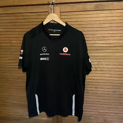 F1 Vodafone McLaren Mercedes Racing Pit Crew T-shirt Size Men’s XL • £7.99