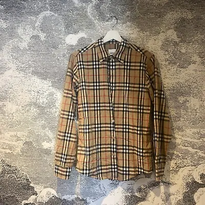£65 • Buy Burberry Check Shirt Size Small