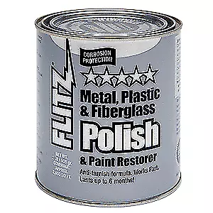 FZ03518 Flitz Polish Quart Can Metal Plastic & Fiberglass Polish & Paint Restore • $54.95