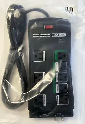 NEW Monster 121720-00 JP 800G Home Theater Surge Protector 2160J GreenPower • $28.45