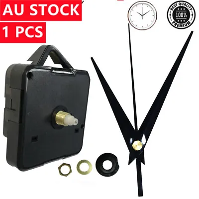 Silent DIY Quartz Movement Wall Clock Motor Mechanism Long Spindle Repair Kit • $9.50