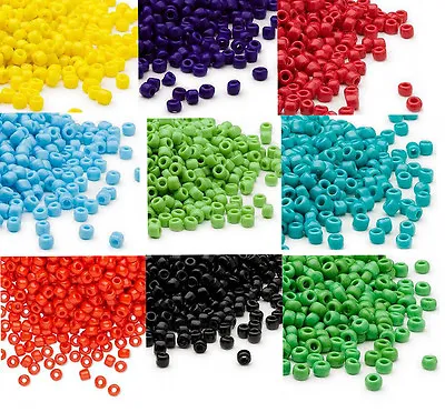 200 Matsuno 6/0 Glass Seed Beads Opaque Colors Shiny Or Frosted Spacer Beads • $1.49