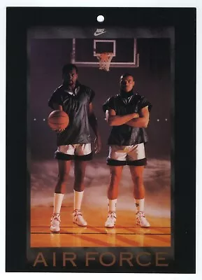 1983-85 Nike Poster Cards Basketball #290857 Air Force (Malone & Barkley) 5x7 • $150