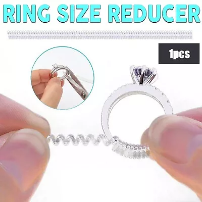 Ring Size Adjuster Reducer Spiral Invisible Snugs Guard Jewellery Resizer Tool • $8.49