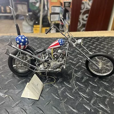 $373.99 • Buy Vintage 1969 The Franklin Mint Easy Rider Chopper Model Motorcycle 1:10 Harley