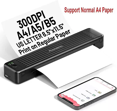 Phomemo P831 Portable Thermal Printer Wireless Bluetooth Support Normal A4 Paper • $199.99