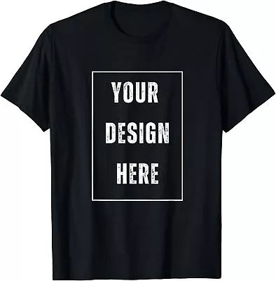 Custom Design Your Own Tee - Personalised T-Shirt With Your Unique Design Tops • $9.93