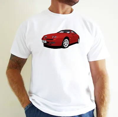 £14.99 • Buy Alfa Romeo Gtv Car Art T-shirt. Personalise It! 