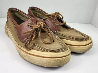 Vtg H. S. Trask & Co. Brown Top Sider Boat Shoes Loafers Men’s Size 8M • $9.99