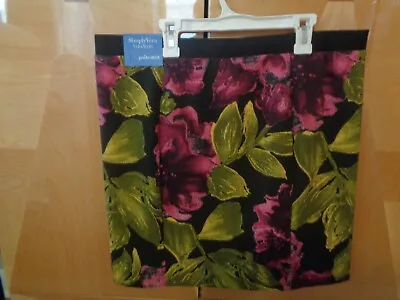 New W/tag Vera Wang Ponte Skirt Size Large • $7.99