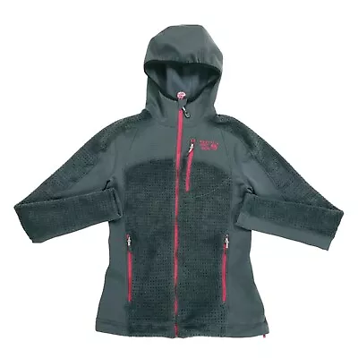 Mountain Hardwear Polartec Monkey Grid Fleece Hooded Jacket OL4857 Womens Sz XS • $42.93