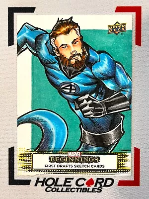 Mr. Fantastic 2021 UD Upper Deck Marvel Beginnings Art Sketch Card 1/1 • $4.25