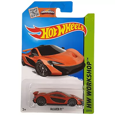 New Hot Wheels McLAREN P1 HW Workshop ORANGE Supercar Sports Car 223/250 2013 • $20