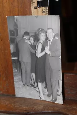 Vintage Photo 1950's Pretty Lady Dancing Party • $5