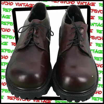 KICKERS 70's Style Lace Up SHOE Brown Size UK 9.5/EU 44 046 G • $121.66