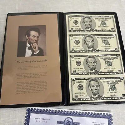 World Reserve Monetary Exchange (Black Angus Bankers Portfolio) $5 Bills 2003 • $24.99