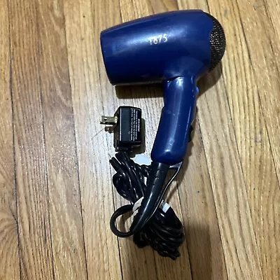 Vidal Sassoon Vintage Model VS-526 On The Go Blue Travel Hair Dryer 1875 • $25