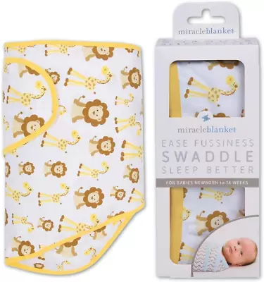 Miracle Blanket Baby Sleep Wearable Swaddle Wrap For Newborn Infant Boy Or Girl • £48.06