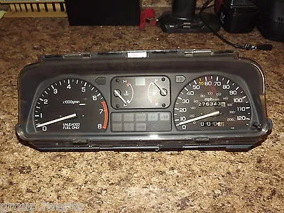 OEM Rare 88-89 Honda Civic EF 4WD Wagon Dash Gauge Instrument Cluster 276K HR091 • $399.95