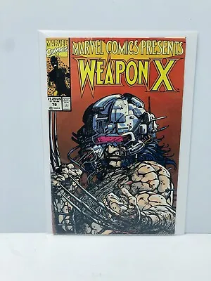 Marvel Comics Presents Vol. 1 No. 79 Weapon X 1991 Comic Book Wolverine • $23.60