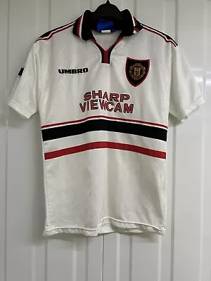 Manchester United 1997/98 Football Shirt Vintage Original Rare Jersey • £29.99
