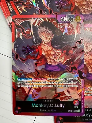 One Piece TCG Monkey.D.Luffy ST10-002 Leader Foiled Art Pack Fresh!! English • $3.99