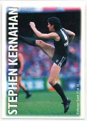 1996 AFL OPTUS VISION PRO SQUAD CARD - 17 Stephen KERNAHAN (CARLTON) • $11.50