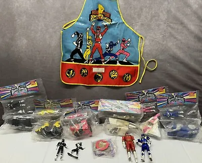 1995 Mighty Morphin Power Rangers The Movie McDonalds Toys Complete Set Of 6 • $72.48