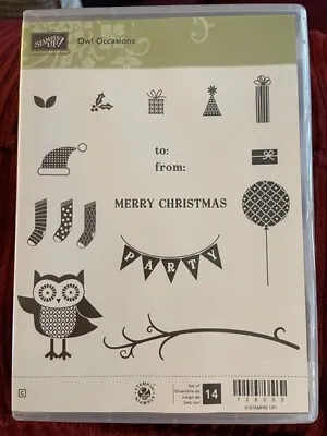 Stampin' Up! Owl Occasions Clear Mount  Stamp Set EUC • $5