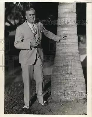 1938 Press Photo Asst Navy Secretary Charles Edison At Nassau In Bahamas • $16.99