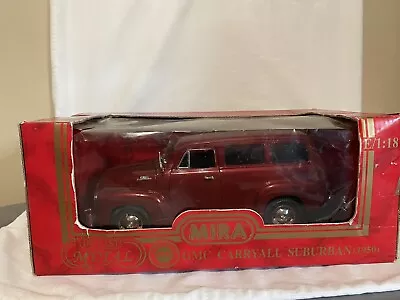 Vintage Mira Golden Line 1950 GMC Carryall Suburban Die-Cast Metal 1:18 Scale • $25