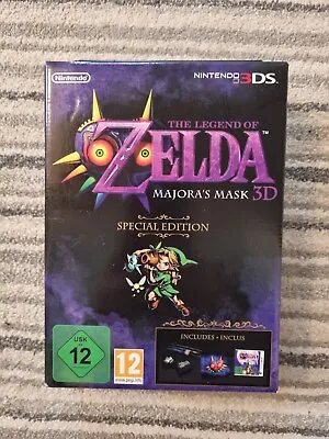 Nintendo 3DS The Legend Of Zelda Majora's Mask 3D Special Edition (NEW) • £130