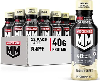 Muscle Milk Pro Series 40g Protein Shake RTD - Creamy Vanilla • $59.99