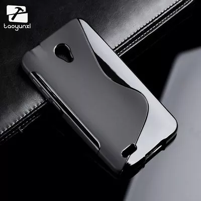 TPU Gel Silicone Case Cover S-line Black For Alcatel Go Play OT-7048X • $8.55