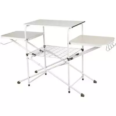 Ozark Trail Camp Kitchen Cooking Stand With Three Table Tops Indoor Outdoor • $40