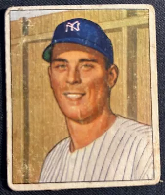 1950 Bowman #100 Vic Raschi (New York Yankees) Poor Condition (37% Set Break!) • $4.99