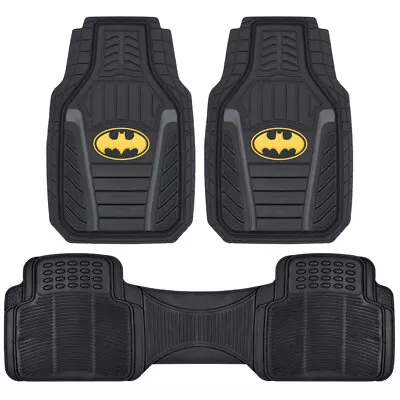 Armored Batman All Weather Rubber Floor Mats & Rear Liner For Car Suv • $49.95