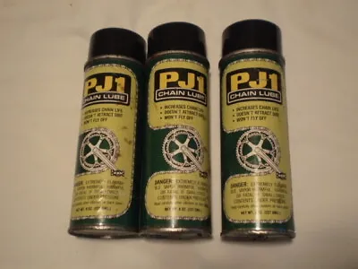 Vintage PJ1 Bicycle Chain Lube 8oz Cans / Lot Of 3 / BMX / Road / Mountain • $38.59