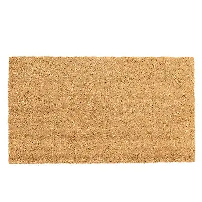 Coir Door Mat Natural Coconut Indoor Outdoor Welcome Mats 70 X 40cm Classic • £10