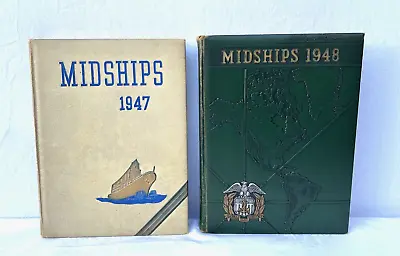 Midships 1947 1948 U.s. Merchant Marine Academy Yearbook Post Wwii Pre Korea • $29.99
