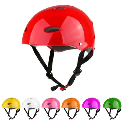 Water Sports Hard Safety Helmet For Kayak Wakeboard Surf Skate Scooter Cycling • £9.92